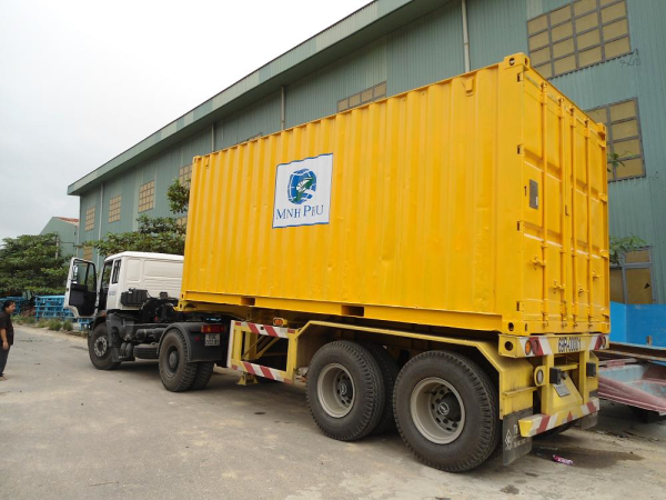 Hệ thống thùng bảo quản lạnh trang bị trên các xe container